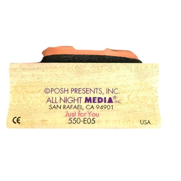 All Night Media Posh Impressions Just For You! 550-E05 Rubber Stamp - Picture 3 of 3
